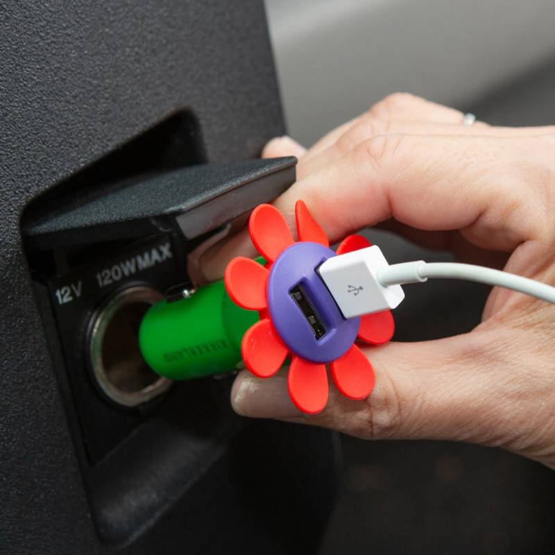 Chargeur pour Voiture Fleur