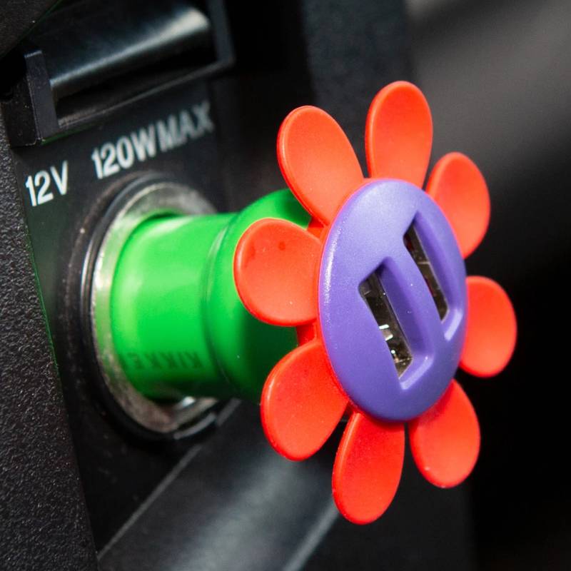 Chargeur pour Voiture Fleur