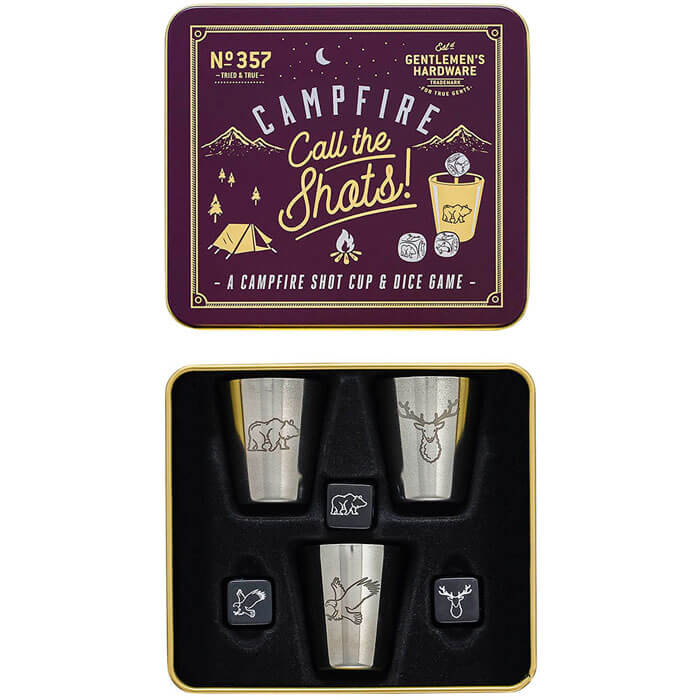 Campfire Shot Cup and Dice Game