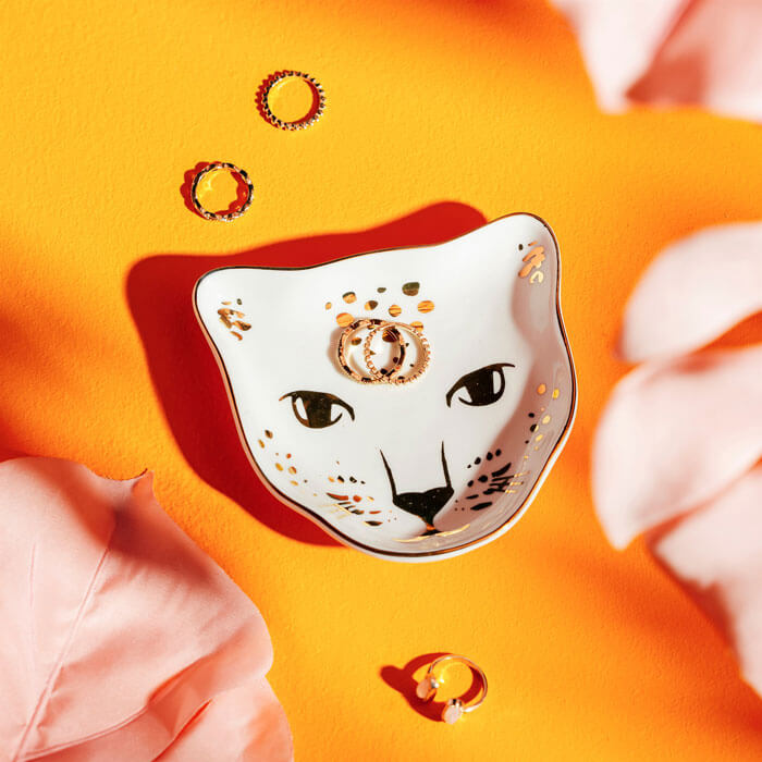 Leopard Love Trinket Dish