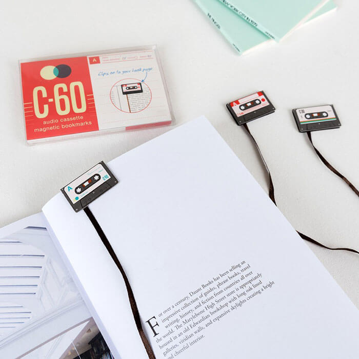 Cassette Tape Bookmark Set