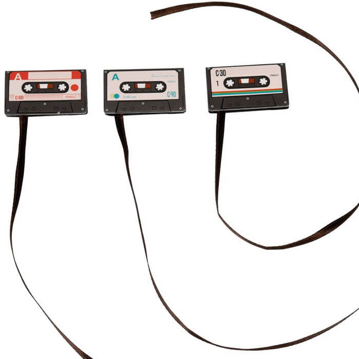 Cassette Tape Bookmark Set