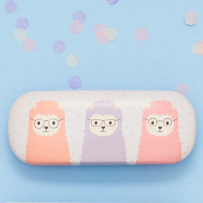 Little Llama Glasses Case