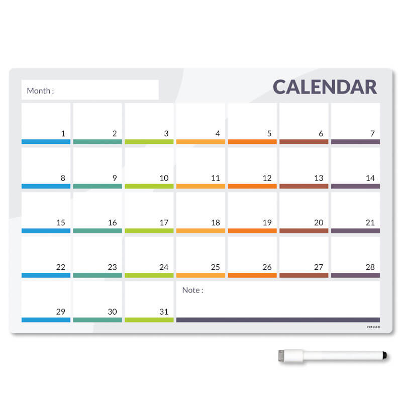 Magnetic Month Planner