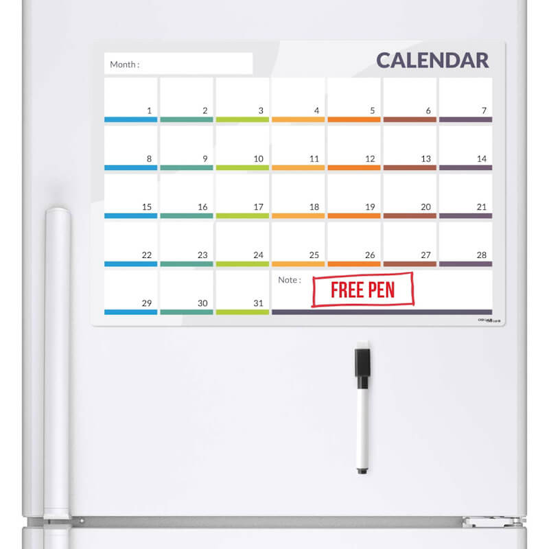 Magnetic Month Planner