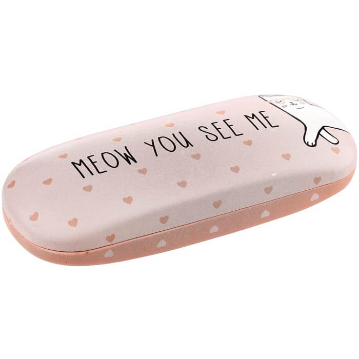 Cutie Cat Meow You See Me Glasses Case