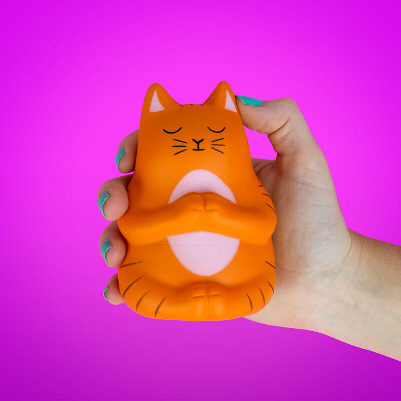 Meow-detation Stress Toy