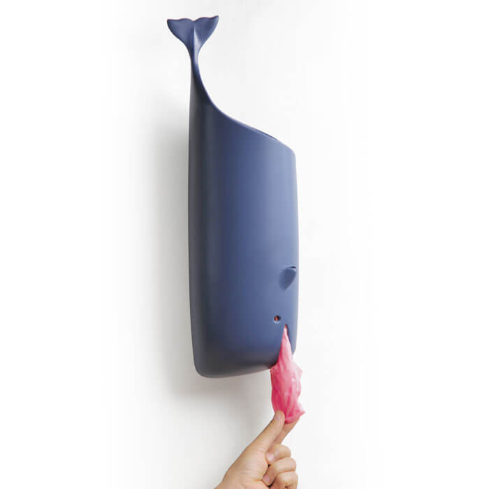 Moby Whale  Plastic Bag Holder