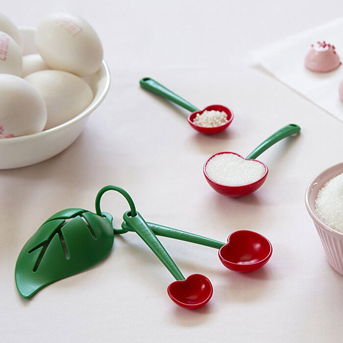 Mon Cherry Measuring Spoons and Egg Separator