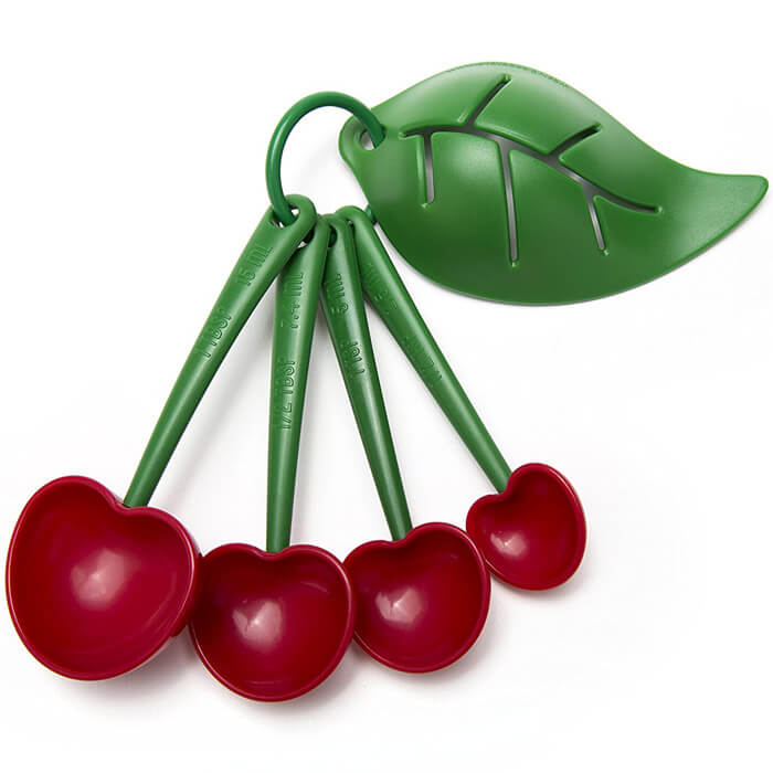 Mon Cherry Measuring Spoons and Egg Separator