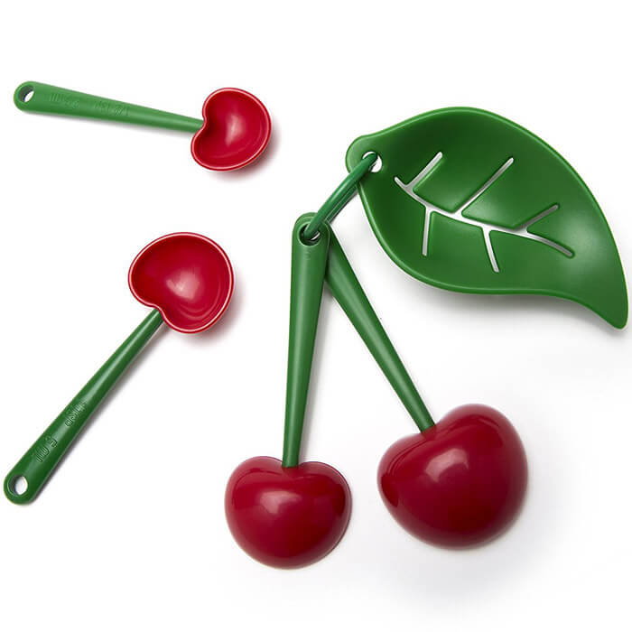 Mon Cherry Measuring Spoons and Egg Separator