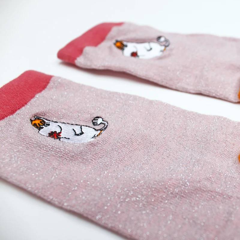 Mumins Glitzer-Socken