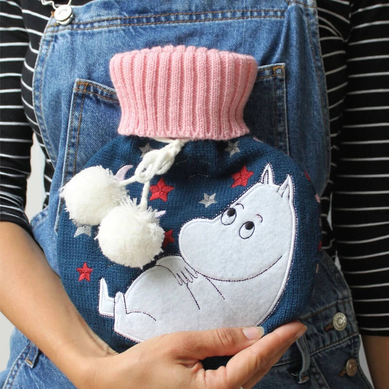 Moomin Moon Hot Water Bottle