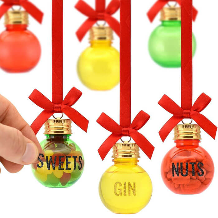 Eat, Drink & Be Merry Christmas Baubles