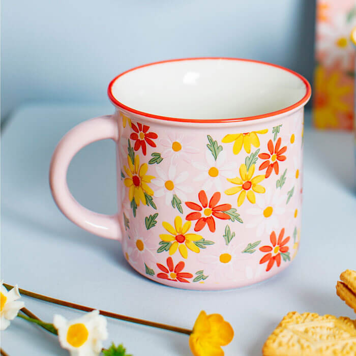 Pink Daisy Mug