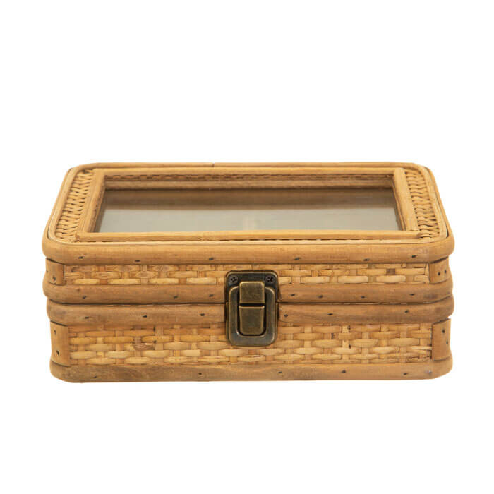 Rattan Jewellery Box