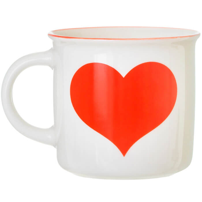 Red Love Heart Mug