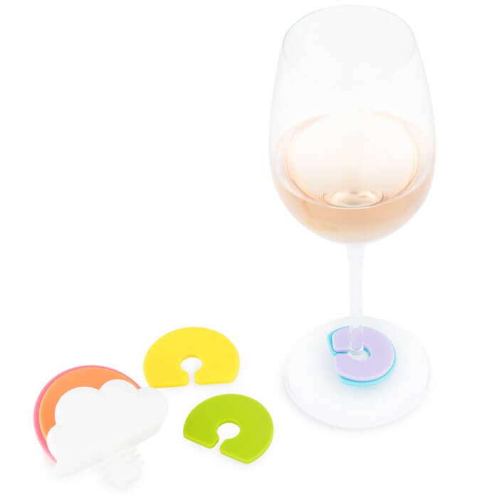 Tappo per Vini con Segnabicchieri Arcobaleno