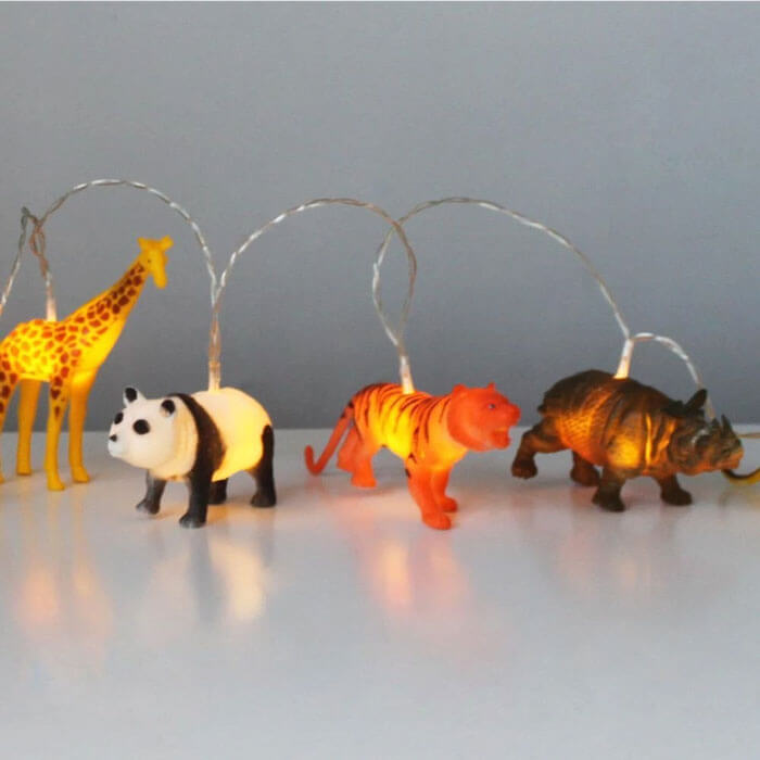 Safari Animals String Lights