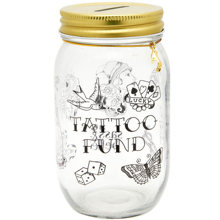 Tattoo Fund Spardose Gadgets und Geschenke