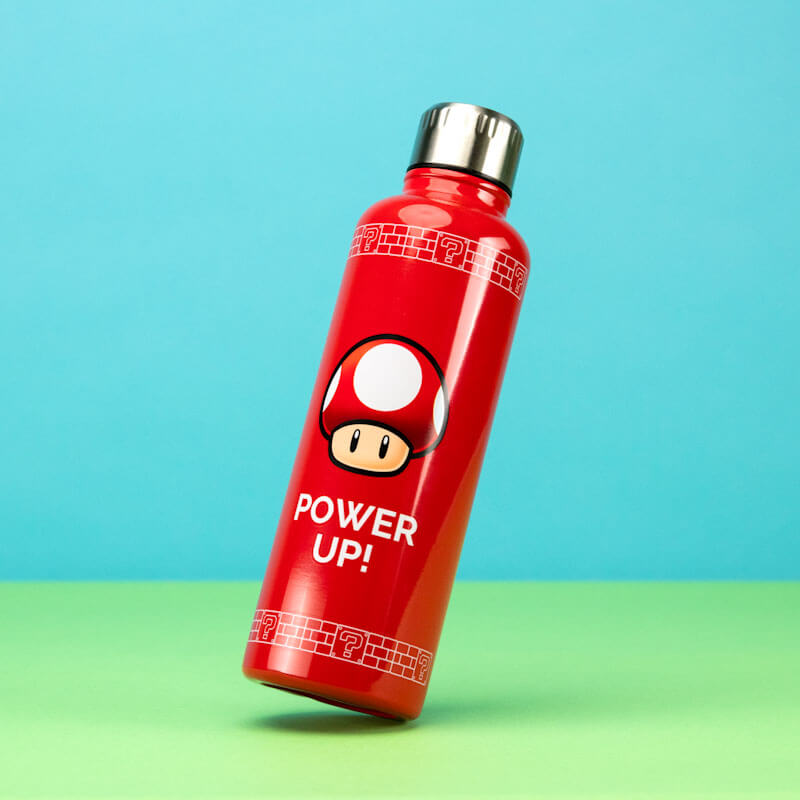 Super Mario Power Up Water Bottle