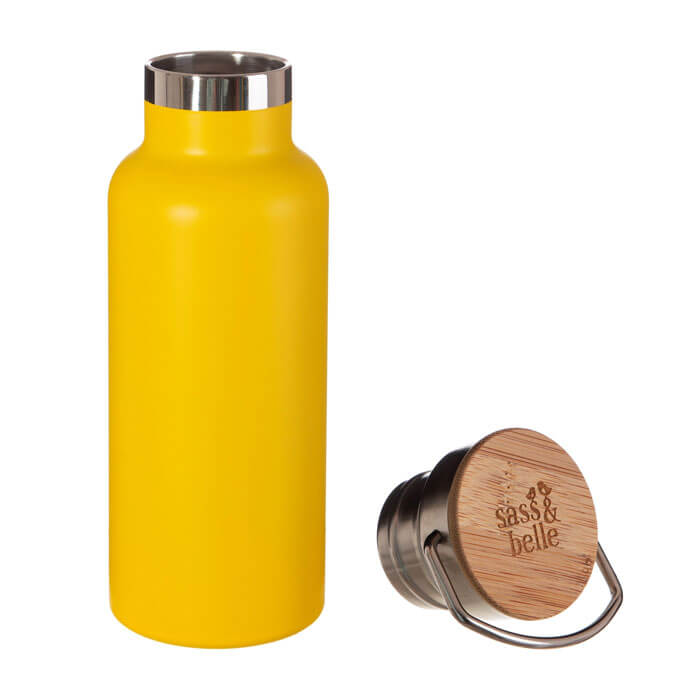 Senfgelbe Wasserflasche