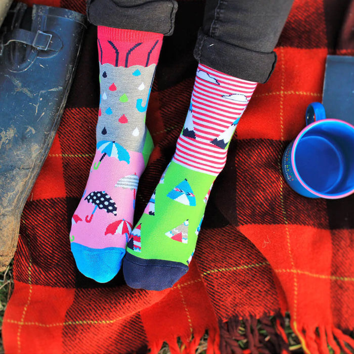 United Oddsocks Go Flamingo Socks Gift Set