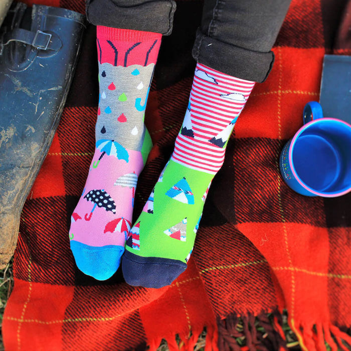 United Oddsocks Go Flamingo Socken-Geschenkset