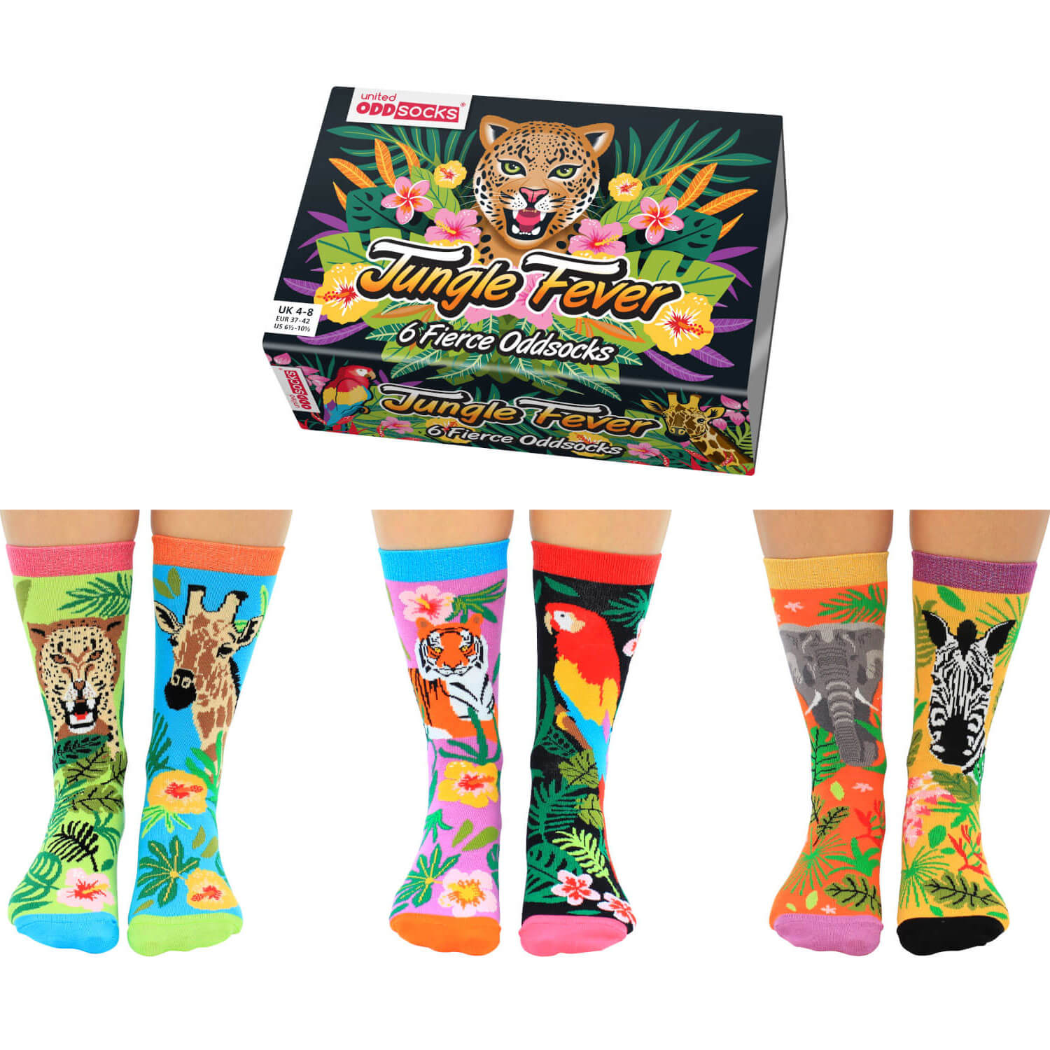 Bote Cadeau Chaussettes Jungle Fever