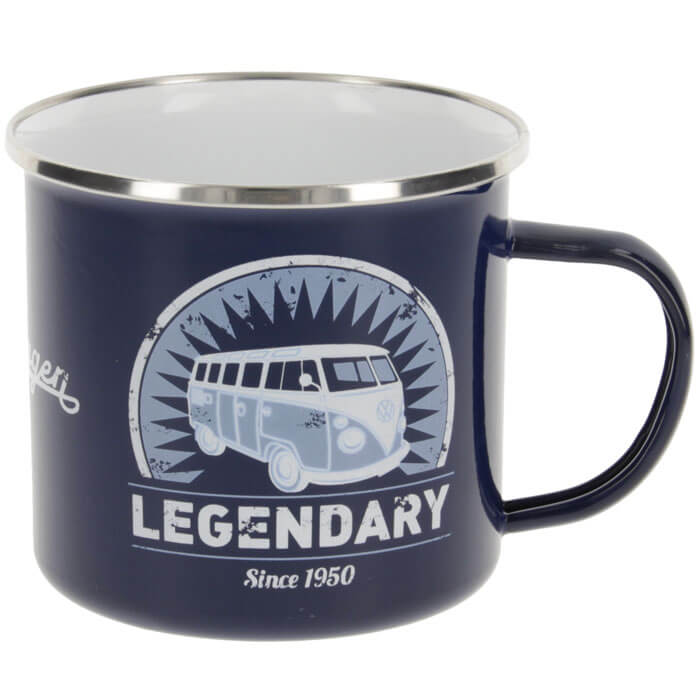 Tasse en Mtal Emaill VW T1 500ml