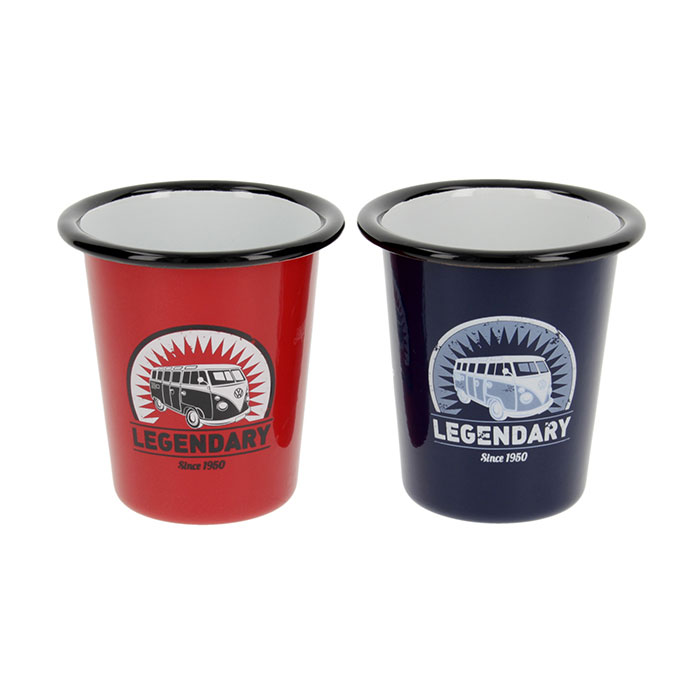VW T1 Enamel Cup Set