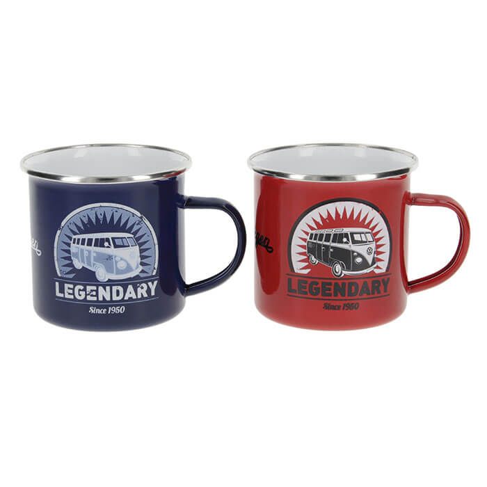 VW T1 Enamel Mug Set