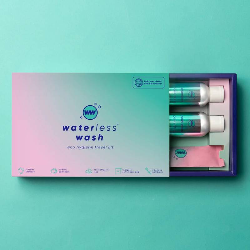 Waterless Wash Eco Hygiene Travel Kit