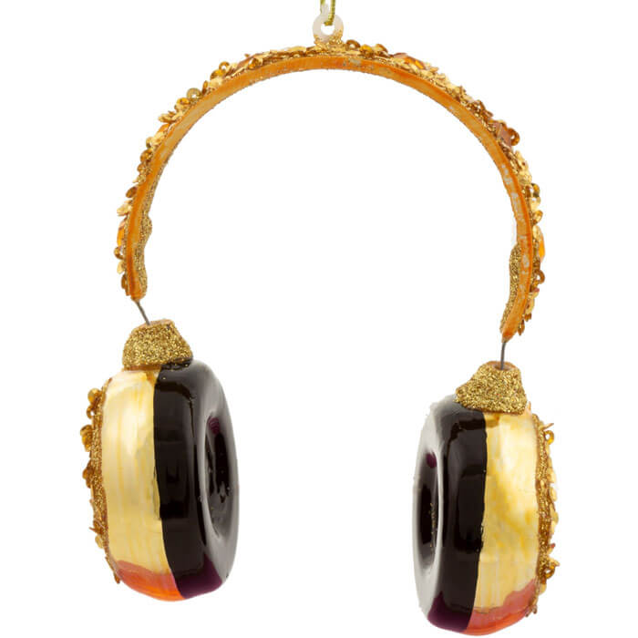 Handmade Headphone Shaped Bauble