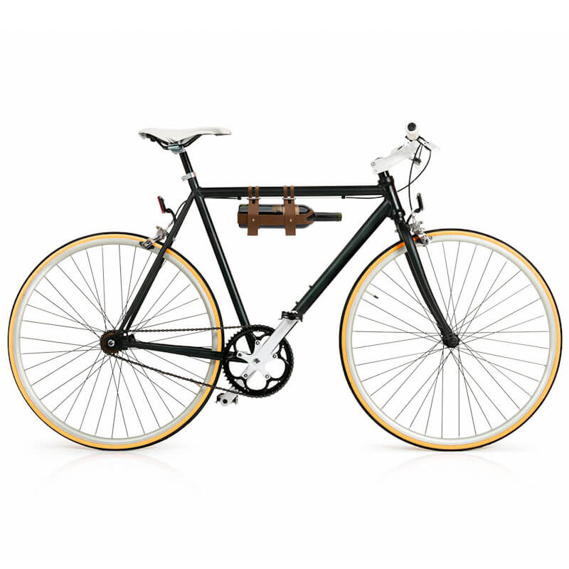 Bicycle Leather Wine Bottle Holder