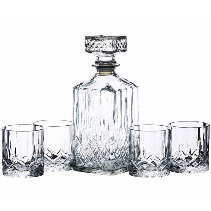 Cut Glass Decanter Set