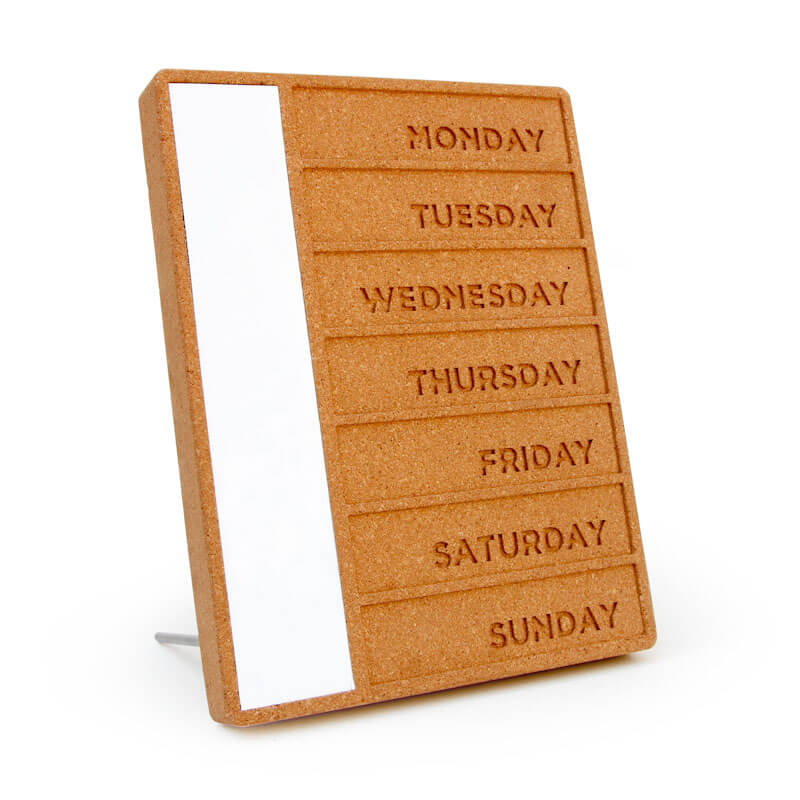 Cork Weekday Planner
