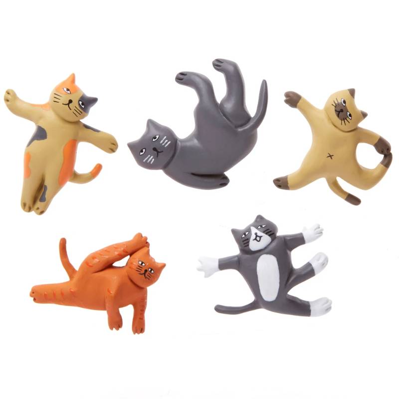 Yoga Cat Magnets