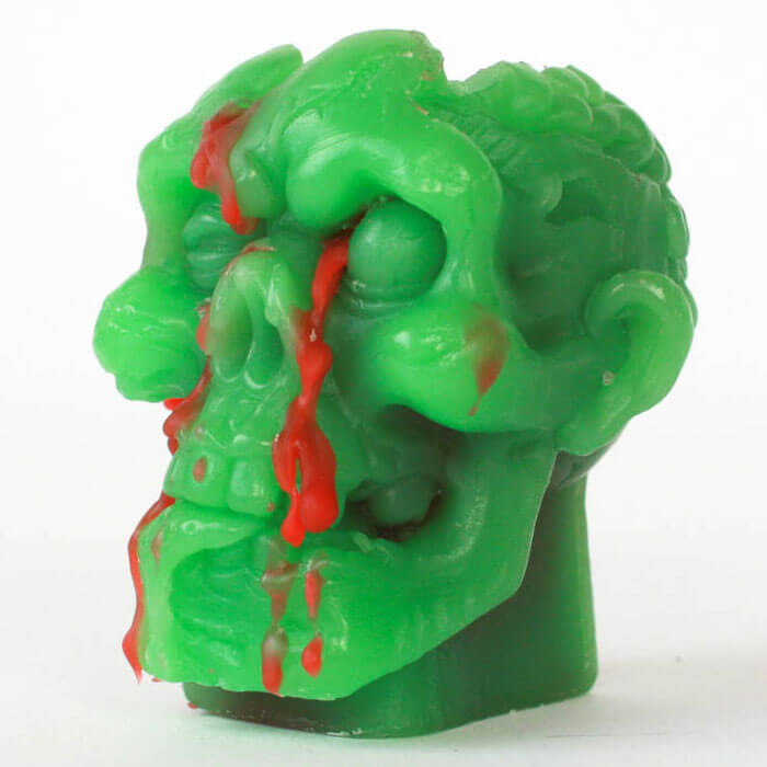 Zombie Head Candle