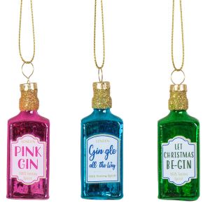 Dcorations de Nol Bouteilles de Gin