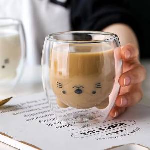 Cat Glass Cup