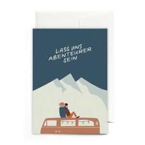 Greeting Card Lass uns Abenteurer sein