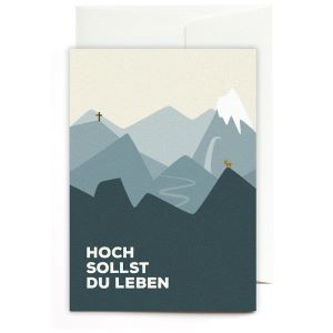 Greeting Card Hoch sollst du leben