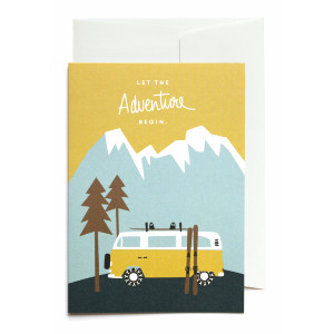 Greeting Card Let the Adventure begin