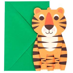 Postcard 3D Tiger