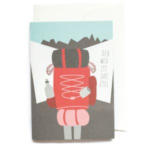 Biglietto di Auguri Der Weg ist das Ziel