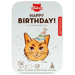Happy Birthday Cat Tin