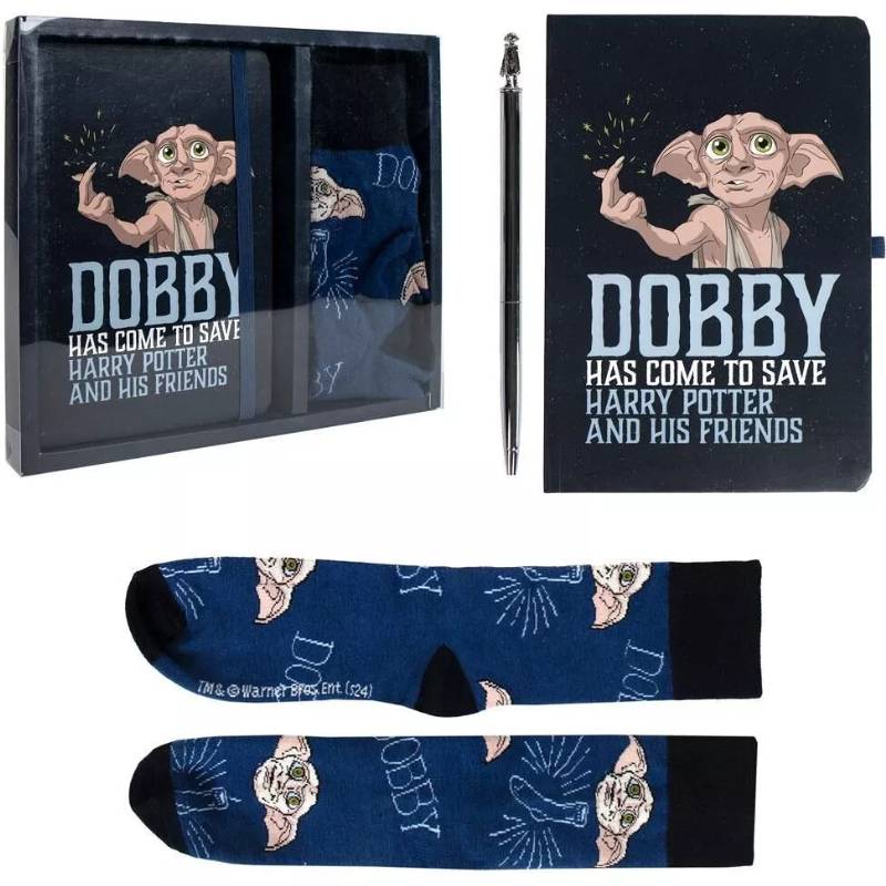 Harry Potter Dobby Socks & Notebook Se
