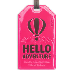 Etichetta per Bagaglio Hello Adventure