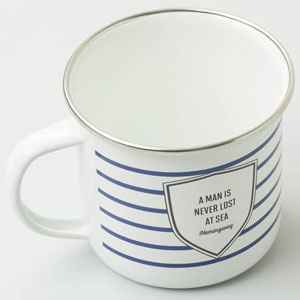 Hemingway Emailletasse